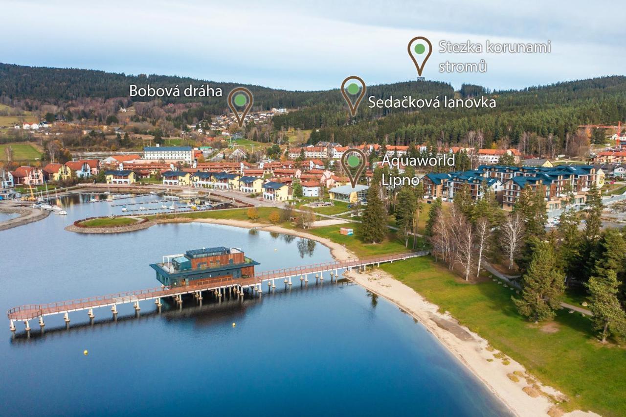 Moli Apartman S Privatni Saunou - Molo Lipno Resort Lipno nad Vltavou Buitenkant foto